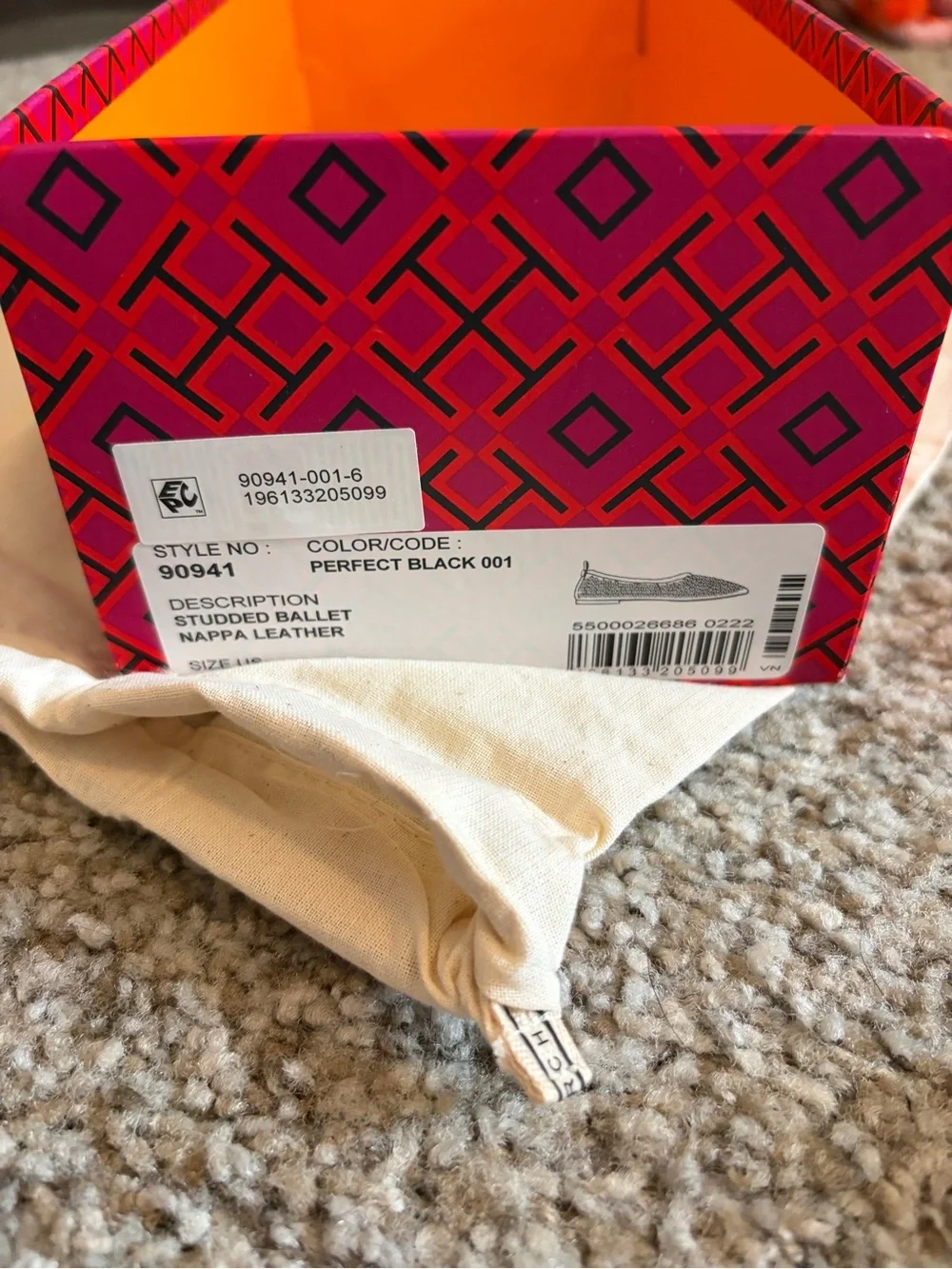 Tory Burch Studded Ballet Flats